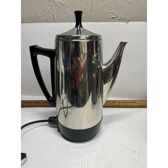 Presto Vintage Style Stainless Steel 12-Cup Coffee Maker Model 0281105 - Picture 2 of 5